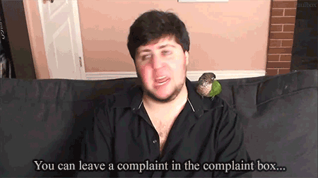 complain
