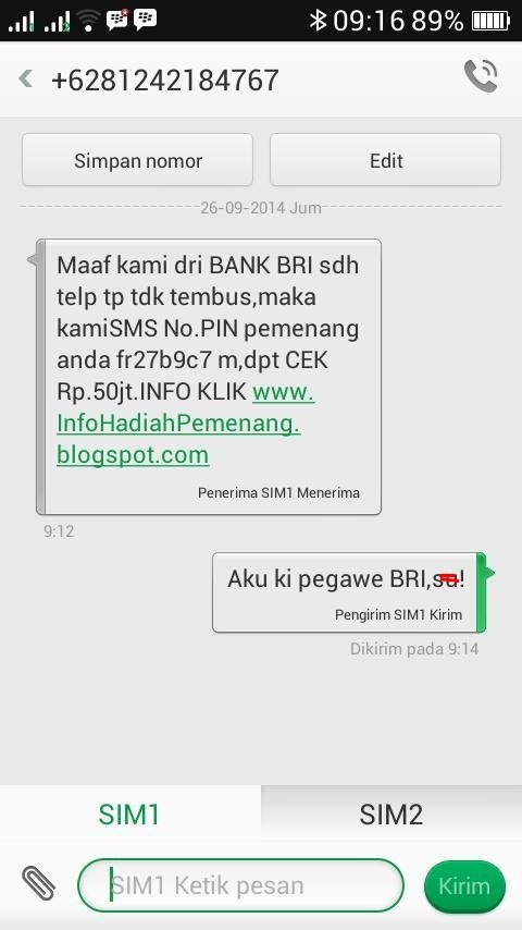 12 Cara Kocak Membalas SMS Penipuan Bodong. Hari Gini kok Masih Ada Saja, ya?