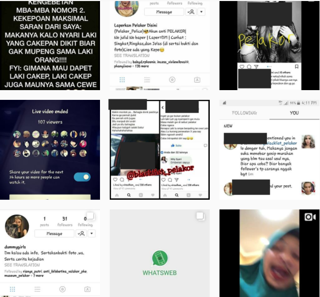 Eksistensi Akun Instagram 'Penumpas' Pelakor Ini Dapat 