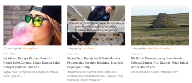 News & Feature category