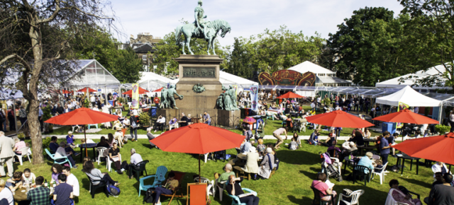 Suasana Edinburgh International Book Festival