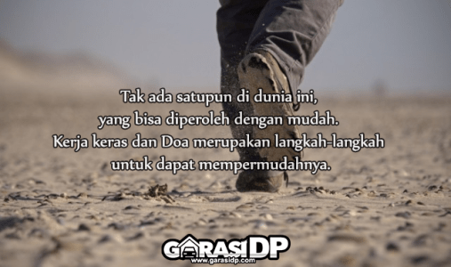 Kerja Keras dan Doa