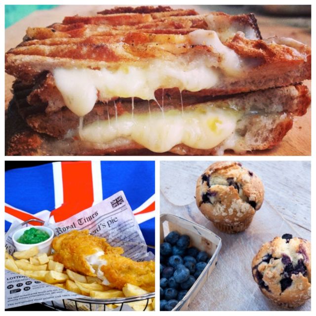 Si Seksi di Sisi Barat Laut Eropa 13 Fish & Chips, Toasted Cheese Sandwich And Muffin