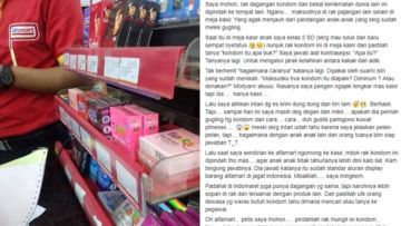 Khawatir Si Anak Bakal Kepo, Ibu Ini Minta Pihak Minimarket Pindahkan Rak Kondom dari Dekat Kasir