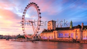 Menikmati Senja di Tepi Thames