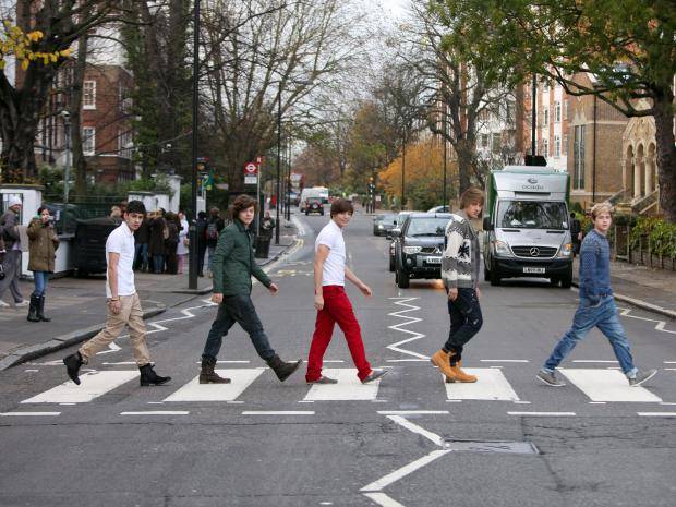 one direction at abbey road studios