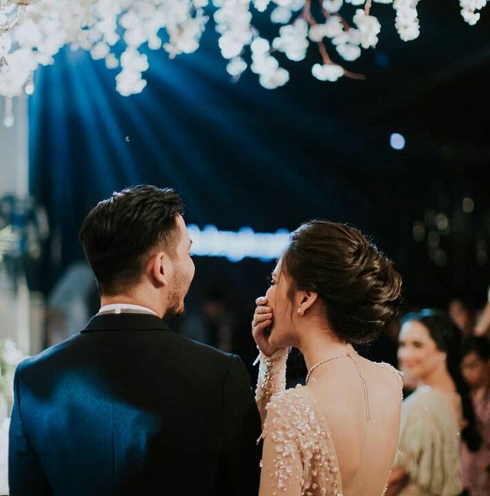 10+ Potret Cantik Perjalanan Pernikahan Syahnaz Mulai Lamaran Hingga Resepsi. Serius Bikin Iri!