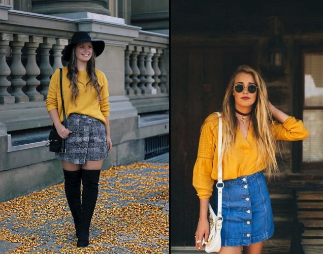 Padanan Anti Norak buat Atasan Warna Kuning Mustard. Selain Bikin Cerah Kulit, Juga Tak Mencolok di Mata