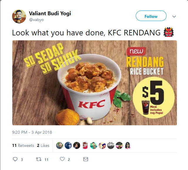 13+ Respons Warganet Ini Buktikan Kalau Kasus Rendang Ayam Krispi Sungguh Melukai Hati. Ganyang!