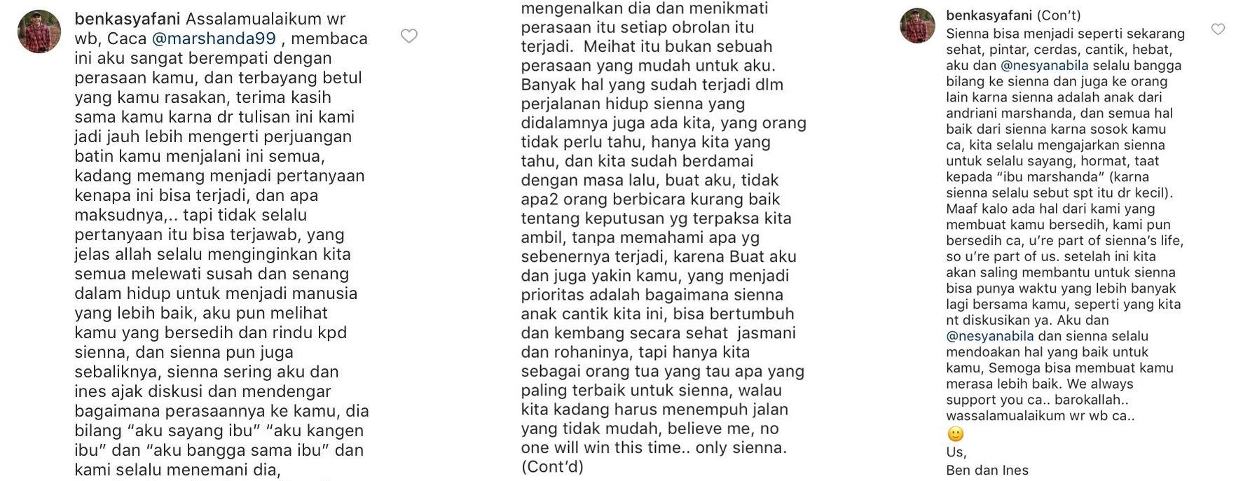 Curhat Soal Anak dan Bipolarnya, Ben Kasyafani Dukung Marshanda dengan Komentar Adem dan Mengharukan