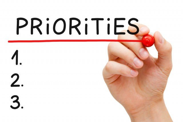 Buat list prioritas materi