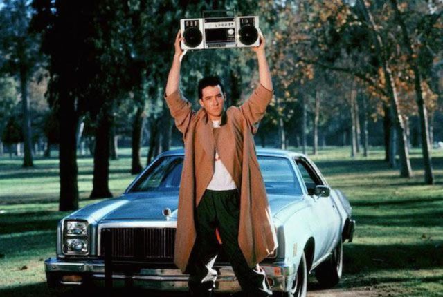 Man with a Boombox