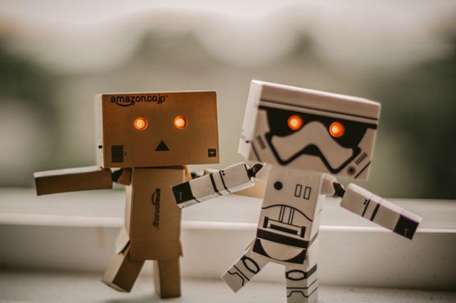Ilustrasi danbo robot