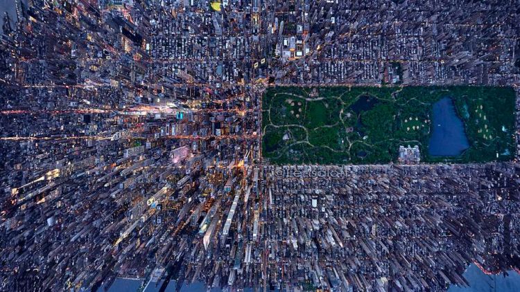 Fotografer Ini Memotret Wajah Kota Metropolitan dari Atas Helikopter. Hasilnya Menakjubkan!