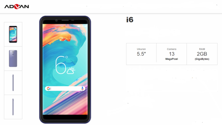Advani6 Lebih Dari Sekedar Smartphone. Banyak Fitur dan Teknolgi Terbaru.
