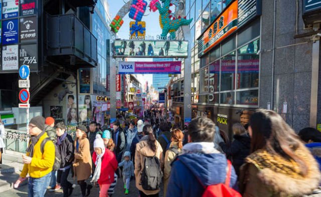 Keriuhan di Harajuku