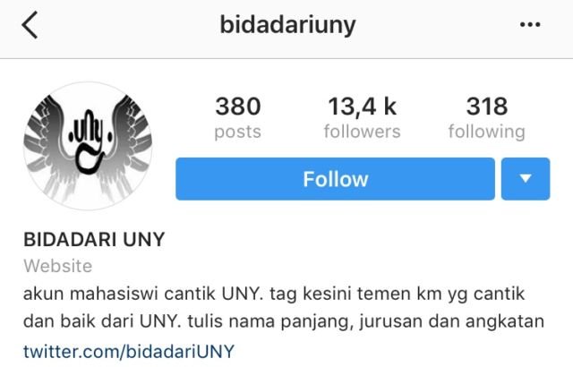 Instagram bidadariuny