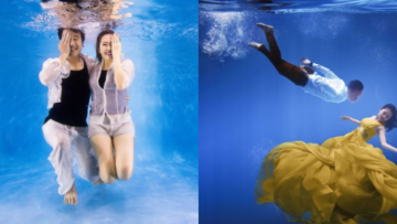 10+ Inspirasi Foto Pre-Wedding Cantik nan Artistik di Bawah Air. Susah, Tapi Hasilnya Bikin Puas