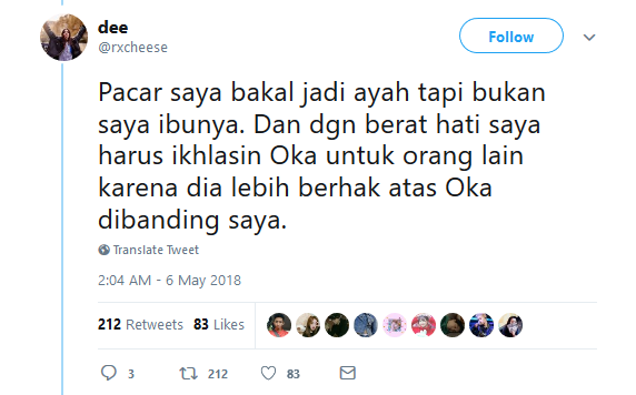 Pacaran 5 Tahun dan Cowoknya Hamilin Cewek Lain, Curhatan Cewek ini Tuai Pujian Warganet. Kelas sih!