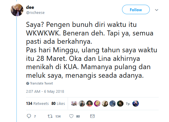 Pacaran 5 Tahun dan Cowoknya Hamilin Cewek Lain, Curhatan Cewek ini Tuai Pujian Warganet. Kelas sih!