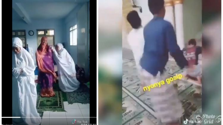 Mau Eksis dan Terkenal Boleh Saja, Tapi Kalau dengan Cara Main Tik Tok Saat Ibadah, Memangnya Pantas?