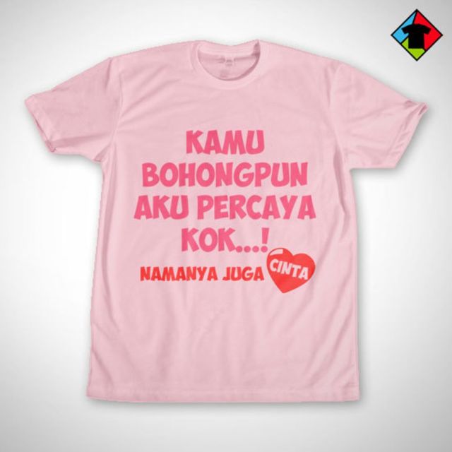 12+ Ide Tulisan Kaus Buat Ngode Gebetan, Pakai atau Berikan Padanya Kalau Nggak Berani Bilang