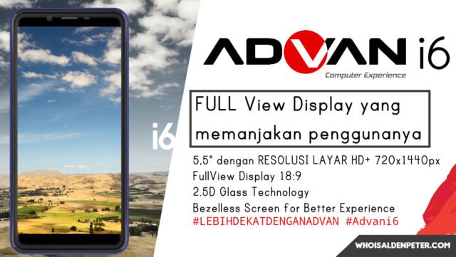 Layar FullView Advan i6