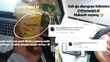 Niatnya Pengen Bilang Makasih, Unggahan Cewek ini Malah Terciduk Pacar sang Driver Ojol. Drama Abis!