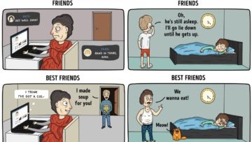 11 Ilustrasi Perbedaan antara Teman dan Sahabat dalam Kehidupan Sehari-Hari. Bener Banget Nggak sih?