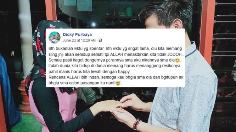 Percaya Jodoh Di Tangan Tuhan Cowok Ini Relakan Pacar 6 Tahunnya