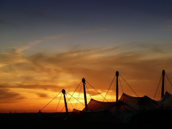 Sunset di Olympiapark