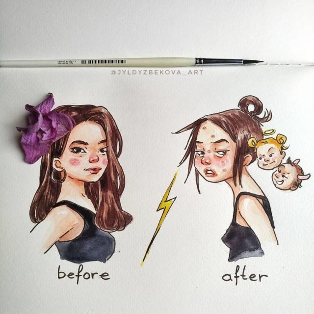 Jadi Ibu Memang Gampang-gampang Susah! 8+ Ilustrasi Lucu Ini Bisa Menjelaskanmu Kenapa