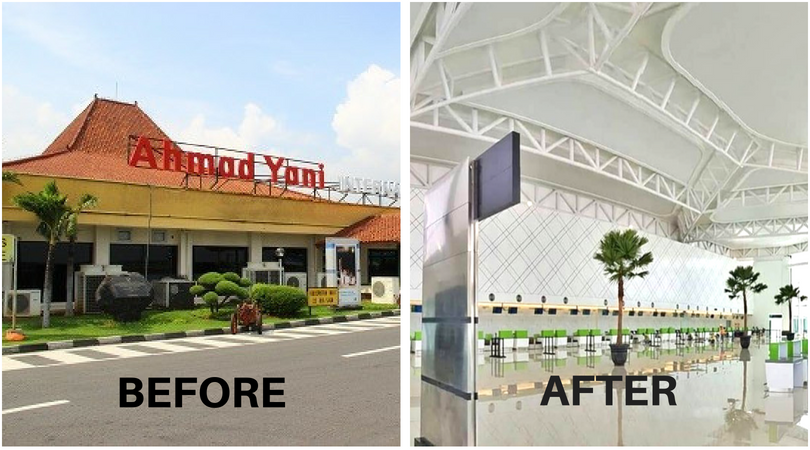 Potret Bandara Baru Ahmad Yani di Semarang yang Sudah Dibuka. Tampilannya Megah dan Elegan
