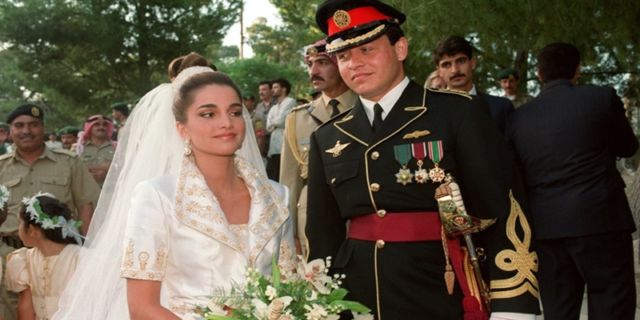 Pernikahan Ratu Rania dan Raja Abdullah II tahun 1993
