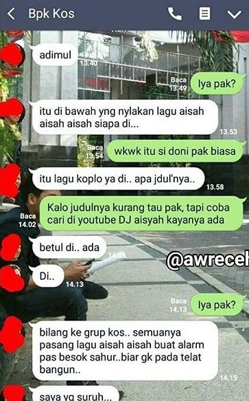 18 Percakapan Kocak Anak Kuliah dengan Bapak Kosan. Akrab Banget Sih, Dijadiin Tempat Curhat, Kan~
