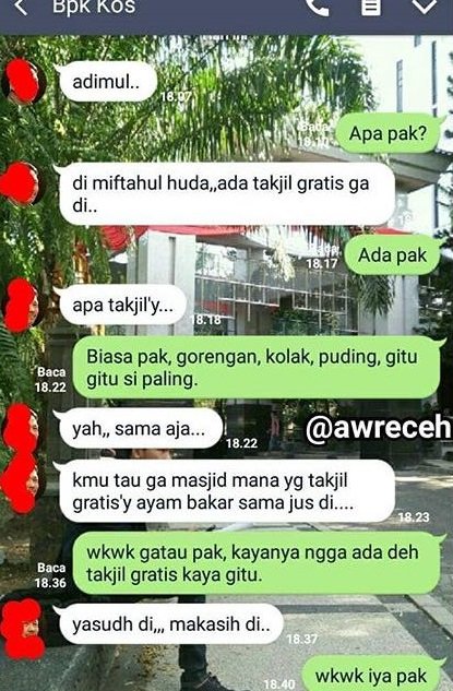 18 Percakapan Kocak Anak Kuliah dengan Bapak Kosan. Akrab Banget Sih, Dijadiin Tempat Curhat, Kan~