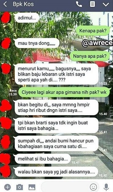 18 Percakapan Kocak Anak Kuliah dengan Bapak Kosan. Akrab Banget Sih, Dijadiin Tempat Curhat, Kan~