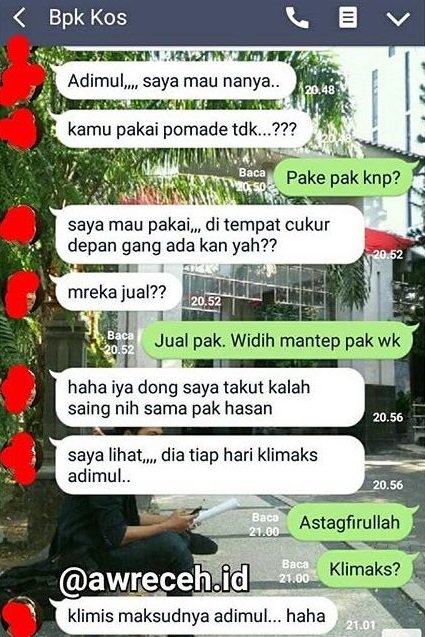 18 Percakapan Kocak Anak Kuliah dengan Bapak Kosan. Akrab Banget Sih, Dijadiin Tempat Curhat, Kan~