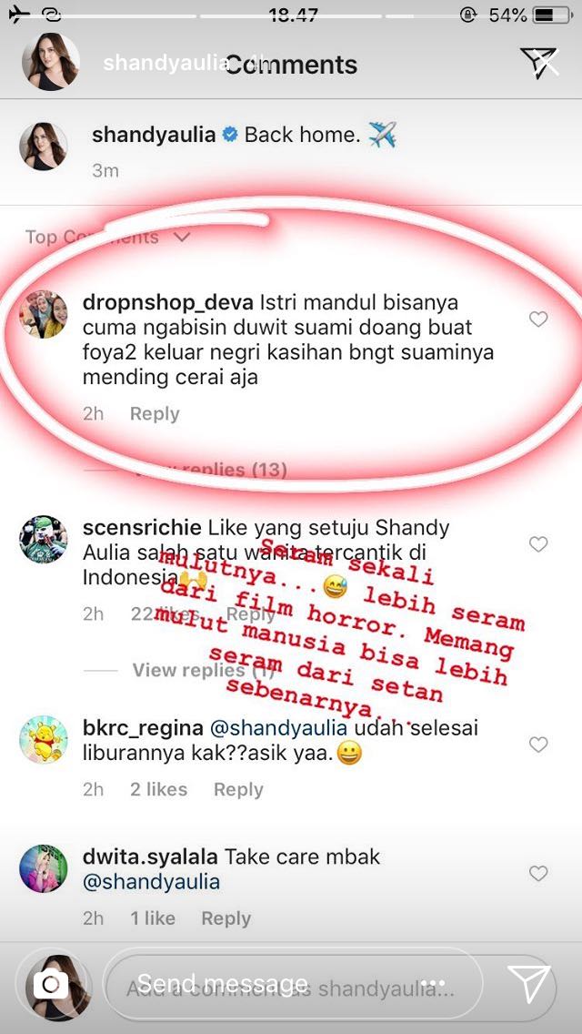 Shandy Aulia Dibilang Mandul, Warganet yang Belum Dikaruniai Anak Jadi Geram dengan Oknum Satu ini