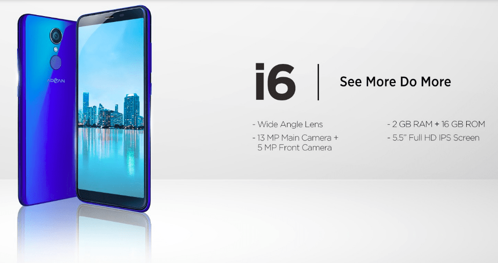 Advan i6, Hadir Dengan Layar Full View Display dan Face ID Sebagai Fitur Unggulan Advan i6