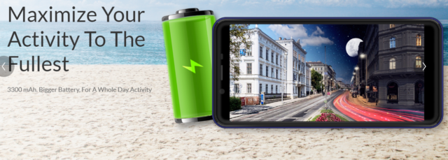Kapasitas Baterai 3300mAh