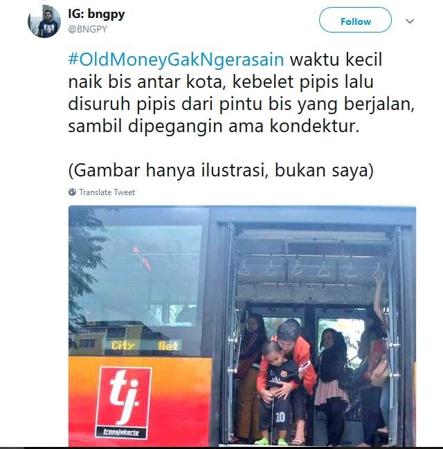 Thread Twitter Soal Orang Kaya Indonesia Bikin Takjub, Warganet Malah Usung Tagar #OldMoneyGakNgerasain