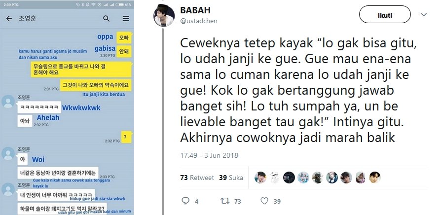 Janji Bakal Dinikahi Setelah Tidur Bareng Oppa Korea, Balasan yang Diterima Cewek ini Bikin Nyesek :(