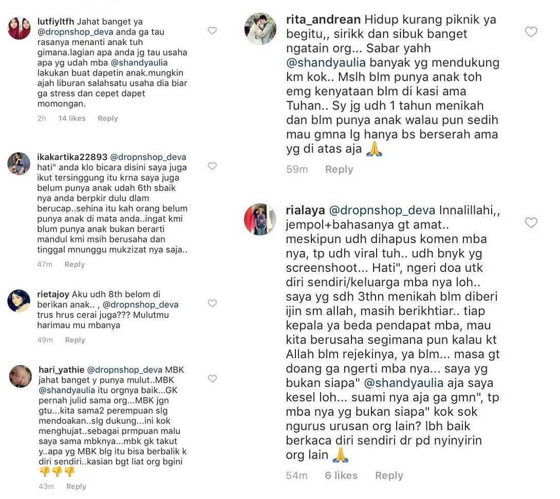 Shandy Aulia Dibilang Mandul, Warganet yang Belum Dikaruniai Anak Jadi Geram dengan Oknum Satu ini