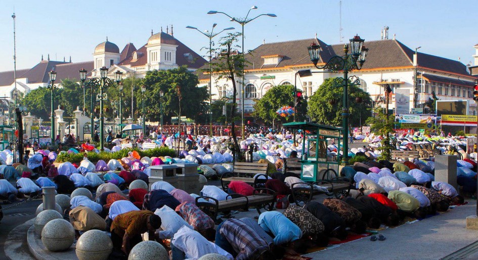 salat id di malioboro jogja