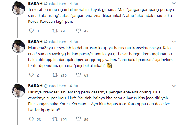 Janji Bakal Dinikahi Setelah Tidur Bareng Oppa Korea, Balasan yang Diterima Cewek ini Bikin Nyesek :(