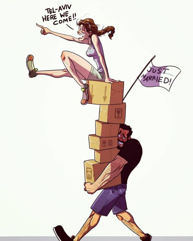 24+ Ilustrasi Kocak Kehidupan Menikah dari Sudut Pandang Suami. Banyak Lucunya!