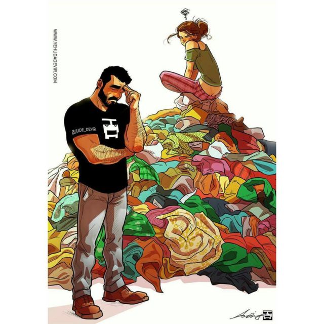 24+ Ilustrasi Kocak Kehidupan Menikah dari Sudut Pandang Suami. Banyak Lucunya!