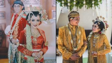 13+ Kumpulan Pengantin Jawa Memakai Kebaya Beledu. Tampak Mriyayeni Bak Pasangan Ningrat