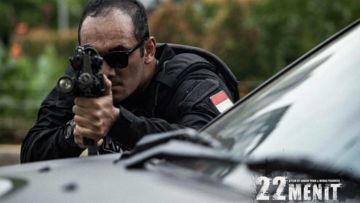 Wow, Aksi Tembak-Tembakan Polisi Ini Mirip Film Hollywood